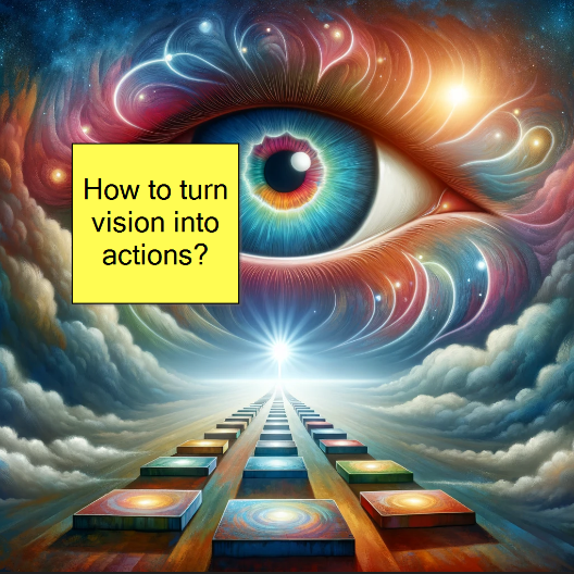How to turn vision into actions?