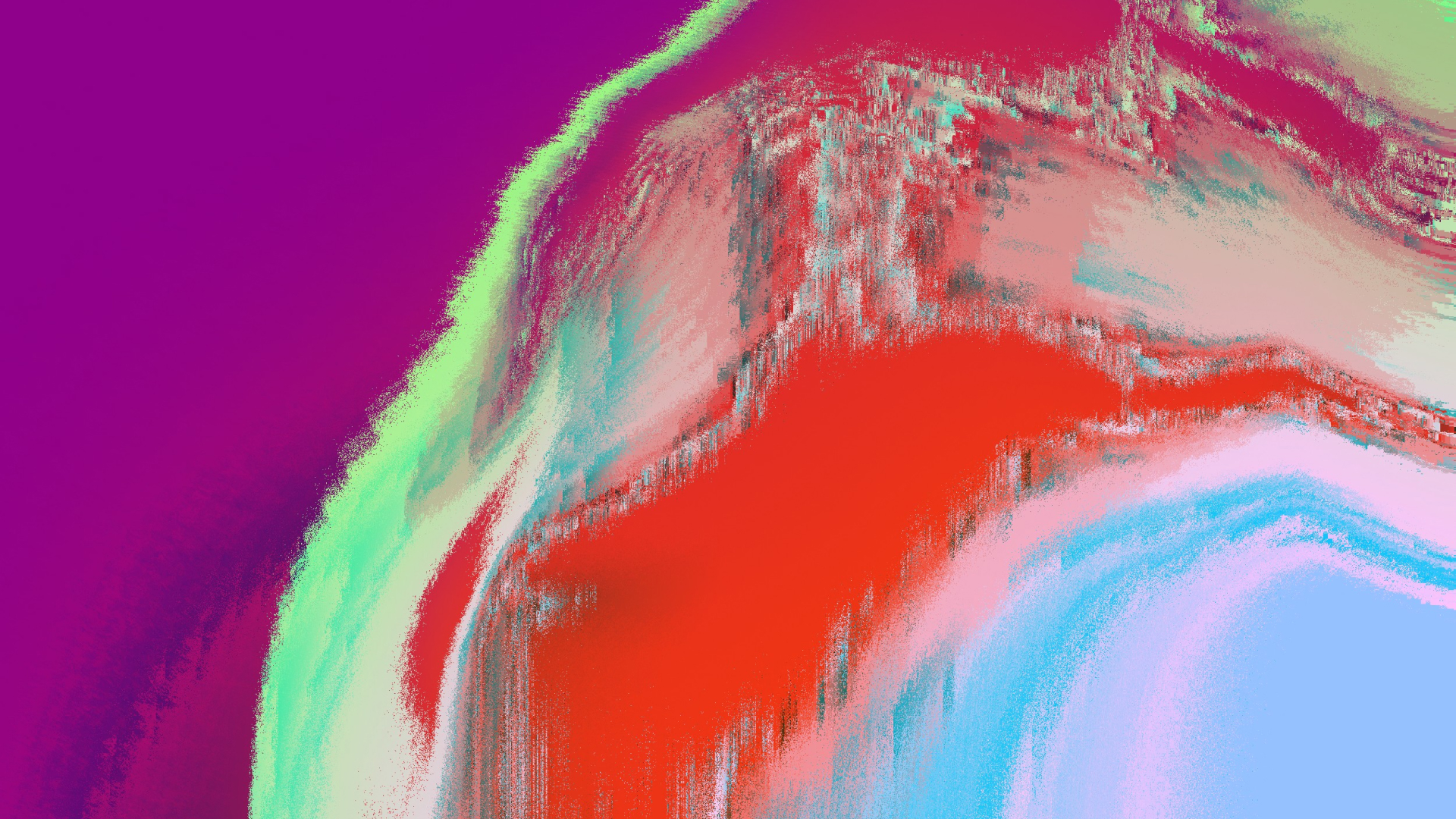 Image generated with Processing — glitch effect on my brand image using code by Tomasz Sulej.
