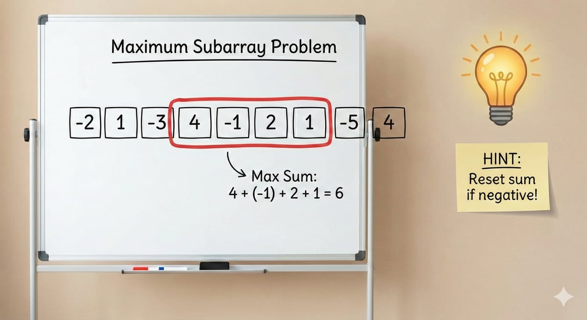 maximum subarray image