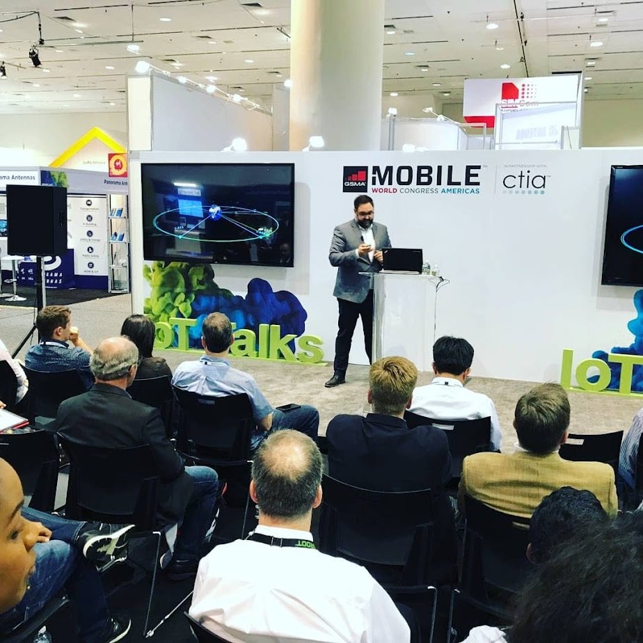 Presenting at CTIA in San Francisco