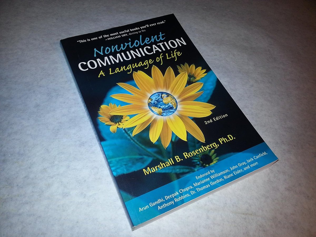 Nonviolent communication book - written by Marshall B. Rosenberg