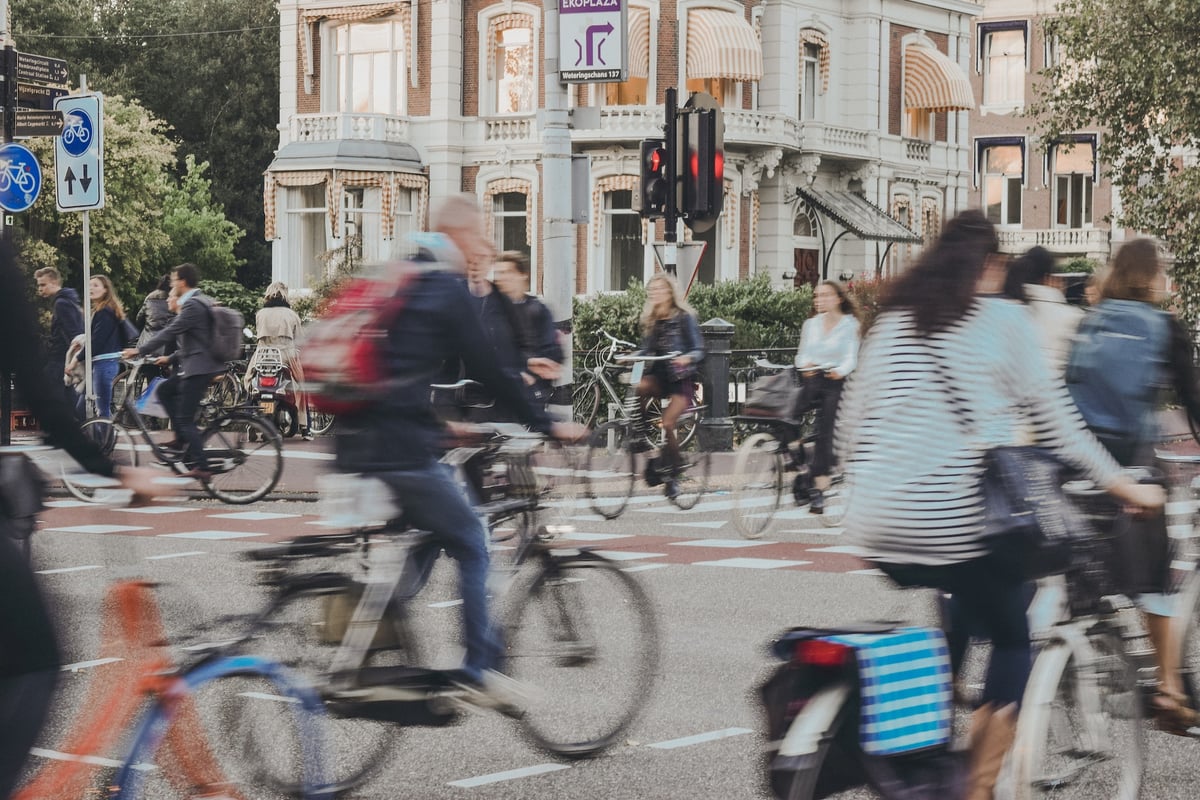 Like cyclists in a crowded city, our small team was fast and lean. Photo by Noralí Nayla on Unsplash