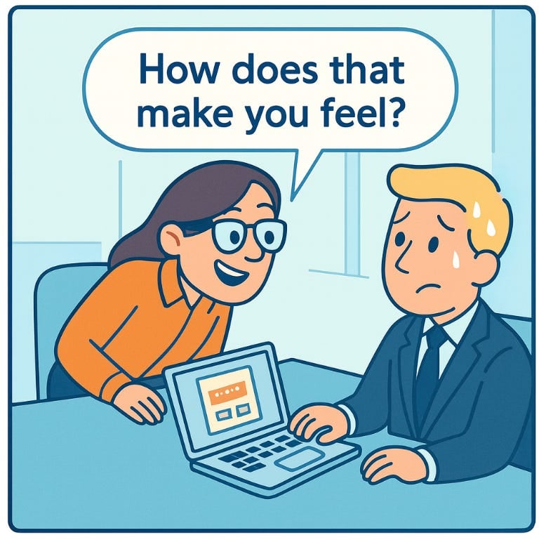 User testing puts pressure on the customer and can affect the results