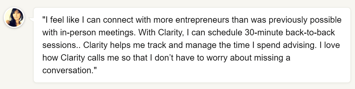 Clarity Review