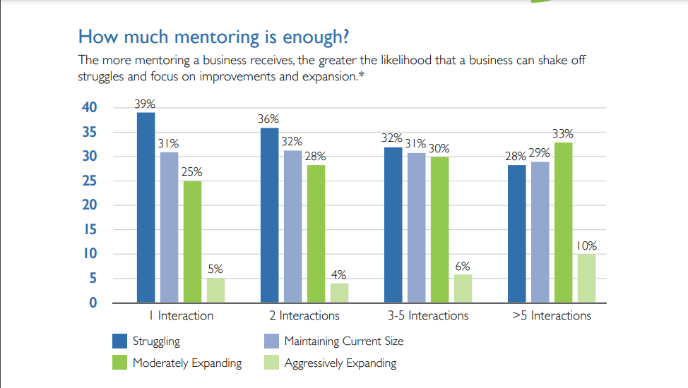 Business mentor: How much mentoring is enough?