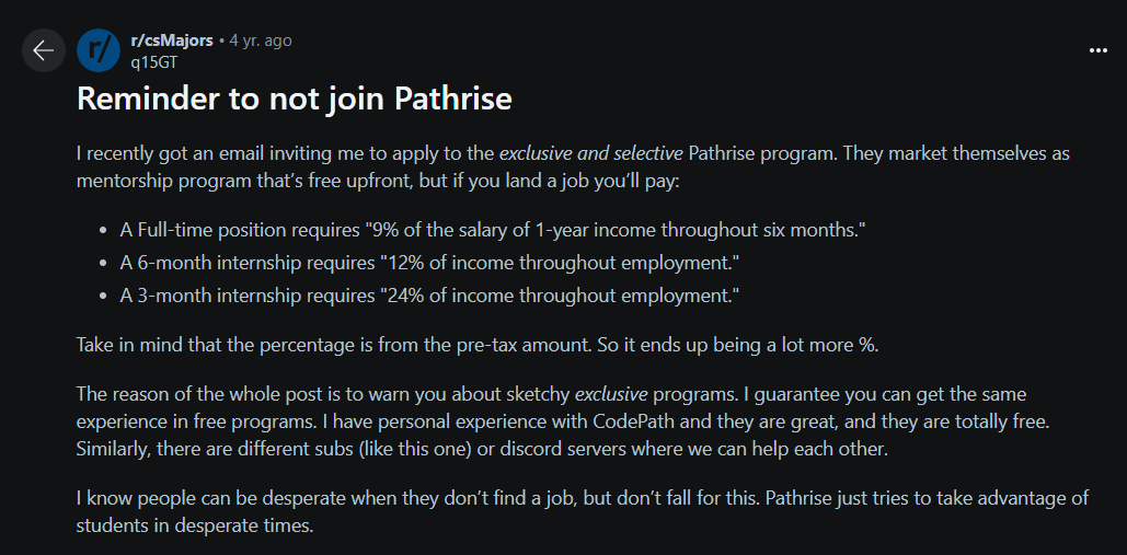 Is Pathrise Legit? Here’s What People Have to Say - MentorCruise