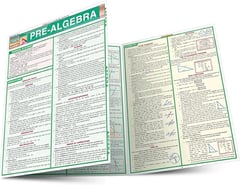 Pre-Algebra QuickStudy Laminated Reference Guide (QuickStudy Academic)