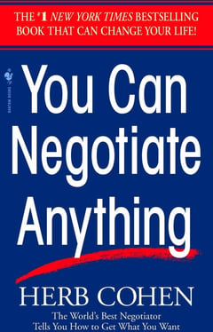 You Can Negotiate Anything