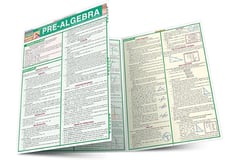 Pre-Algebra QuickStudy Laminated Reference Guide (QuickStudy Academic)