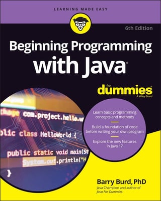 Beginning Programming With Java for Dummies