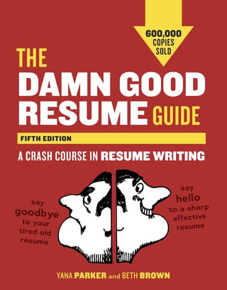 damn good resume guide