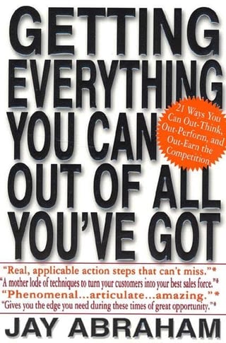 Getting everything you can out of all you've got