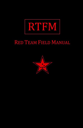 RTFM: Red Team Field Manual