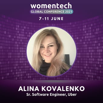 Link: Alina Kovalenko Speaking at Women in Tech Global Conference 2025