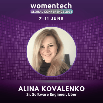 Link: Alina Kovalenko Speaking at Women in Tech Global Conference 2026