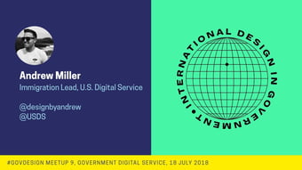 Video: Andrew Miller: So your government wants to digitize everything? / Gov Design Meetup #9