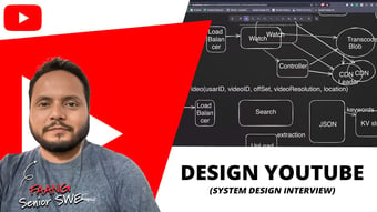 Video: FAANG system design interview: Design YouTube (with FAANG Senior SWE)