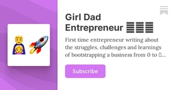 Article: Girl Dad Entrepreneur 👨‍👧🚀 | Pascal Bovet | Substack