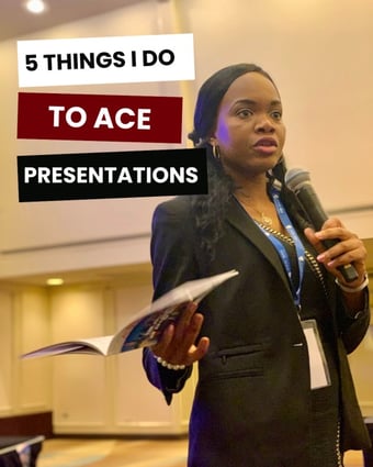 Article: Have you ever finished a presentation and thought, “𝐷𝑖𝑑 𝑡ℎ𝑎𝑡 𝑒𝑣𝑒𝑛 𝑙𝑎𝑛𝑑?” 🤔 | Blessing M.