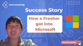 Video: How I Got into Microsoft as Fresher | Evan Woo Success Story | Interview Help