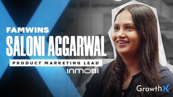 Video: I Gave Myself a 3 Month ULTIMATUM - Saloni Aggarwal, Product Marketing LEAD at InMobi l Famwins