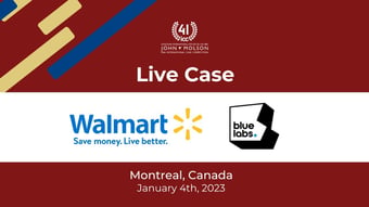 Video: LIVE Case  2023 - Walmart Blue Labs