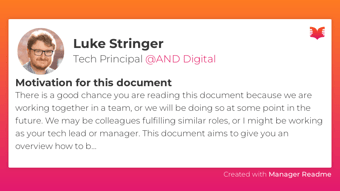 Link: Luke Stringer's Manager Readme