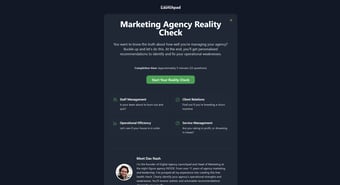 Link: Marketing Agency Reality Check