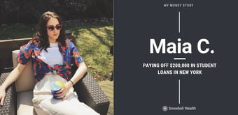 Article: My Money Story: Paying off $200,000 in Student Loans in New York
