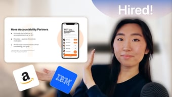 Video: My UX Portfolio Presentation | Hired at Amazon and IBM (Springboard Graduate)