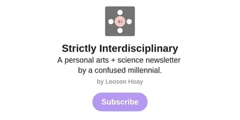 Article: Strictly Interdisciplinary