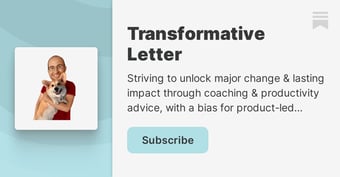 Article: Transformative Letter | Gus | Substack