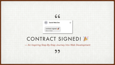 Article: 3 Phases For How To Get A Job As A Web Developer By REAL Example