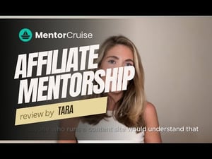 Video: Affiliate Marketing Mentorship Review by Tara (MentorCruise)