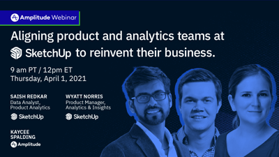 Link: Aligning product and analytics teams at SketchUp to reinvent their business