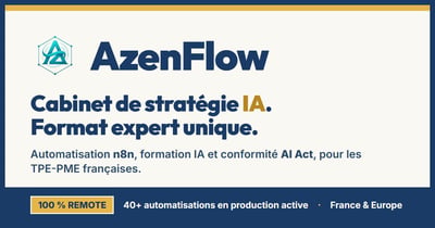 Link: AzenFlow | Stratégie IA et Automatisation n8n pour TPE-PME