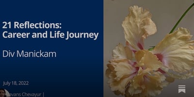 Article: Career and Life Journey - 21 Reflections