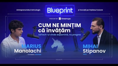 Video: Cum ne mințim că învățăm: EdTech-ul vinde dopamină, nu progres I Marius Manolachi, fondator brictale
