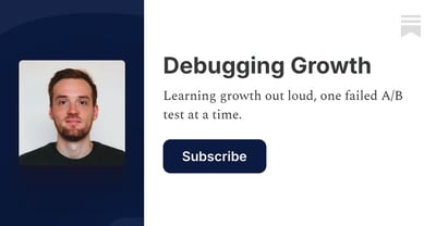 Article: Debugging Growth | Lewis Gavin | Substack