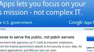 Article: Google scores big federal government contract