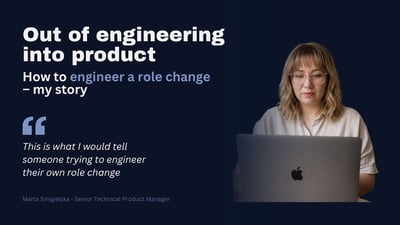 Article: How I engineered my transition into product