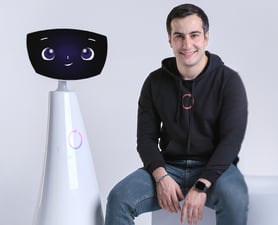 Article: How Karén Khachikyan, EMBA 27, built Robin the Robot to combat loneliness in healthcare facilities - Haas News | UC Berkeley Haas