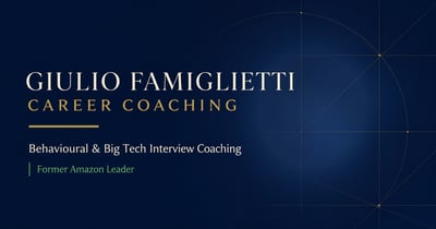 Link: Interview Coach for Behavioural & Big Tech Interviews | Giulio Famiglietti