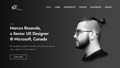 Link: Marcos Rezende | UX + AI Portfolio