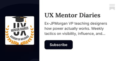 Article: Subscribe to UX Mentor Diaries