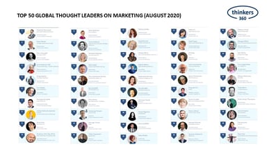 Article: Top 50 Global Thought Leaders and Influencers on Marketing (August 2020) | Thinkers360