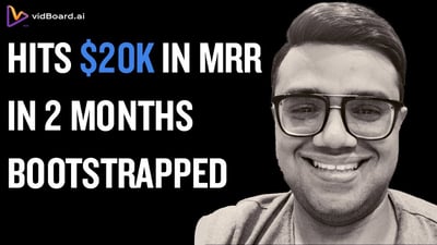 Video: Vidboard hits $20k in MRR in 2 months to help create videos from static images, text to video