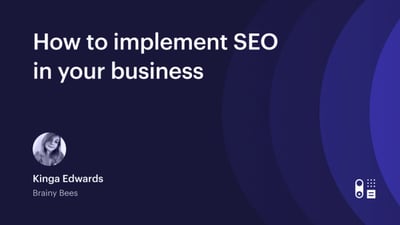 Article: Webinar: How to implement SEO in your business